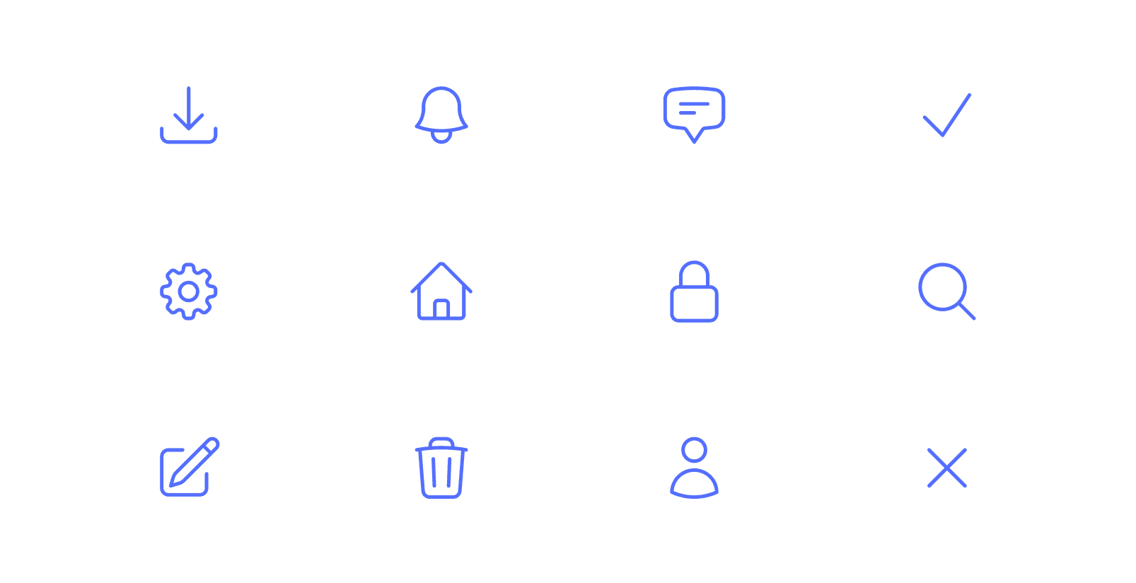 Icons example preview